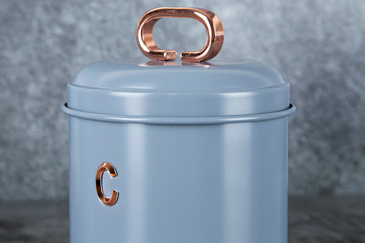 BH Bread Box Canister Set 3pc Gry