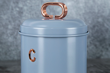 BH Bread Box Canister Set 3pc Gry