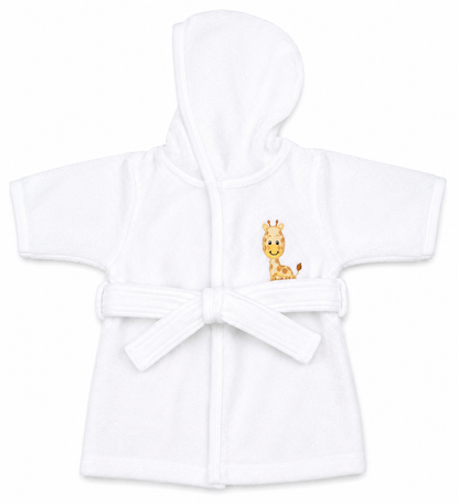 Bungy Bathrobe with Giraffe 18m Assorted