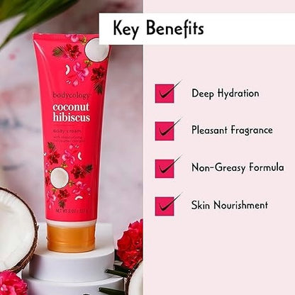 BC Body Cream Coconut Hibiscus 8oz