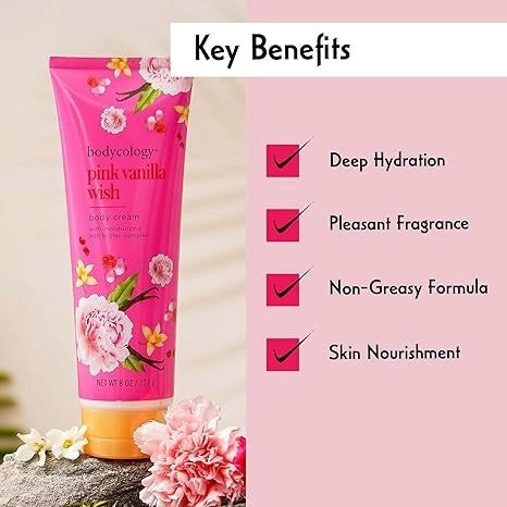 BC Body Cream Pink Vanilla 8oz