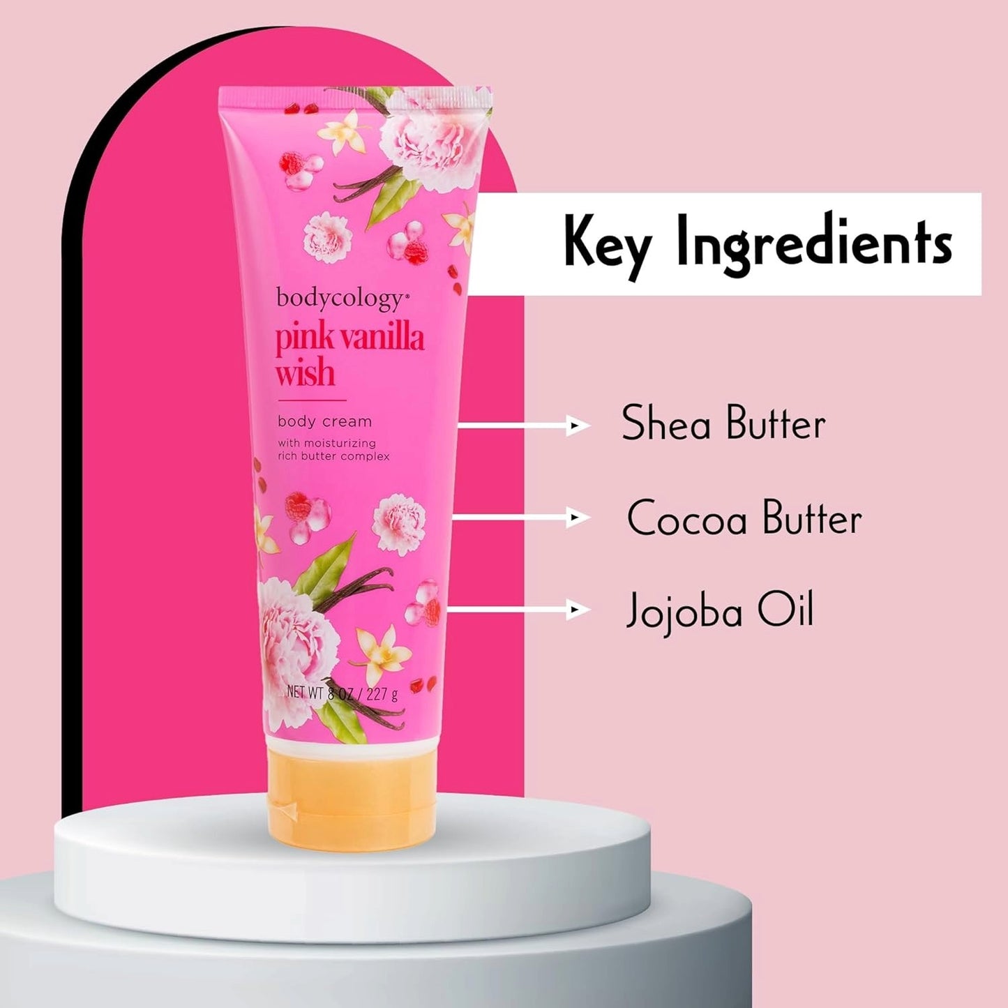 BC Body Cream Pink Vanilla 8oz