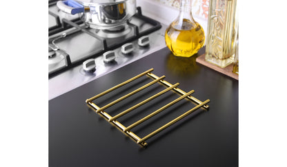 Square Trivet Gld