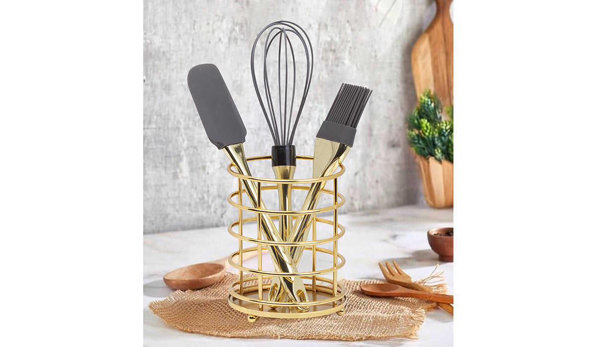 Spiral Spoon Holder Gld