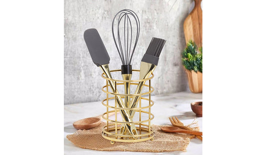 Spiral Spoon Holder Gld