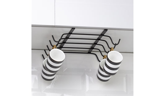 Cabinet Mug Hanger Blk