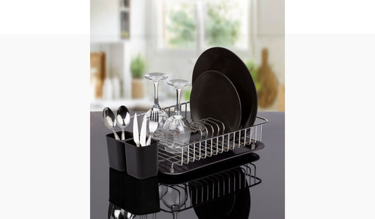 Modern Dish Rack Chrome