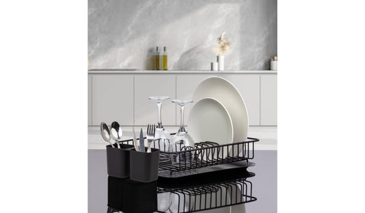 Modern Dish Rack Blk