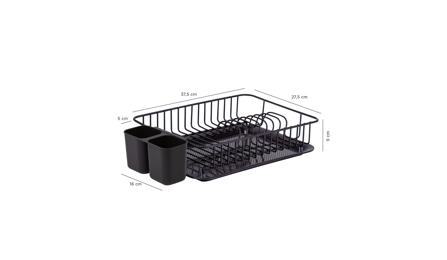 Modern Dish Rack Blk
