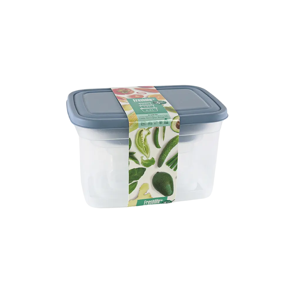 Classy Recti Stor Container Set 3pc