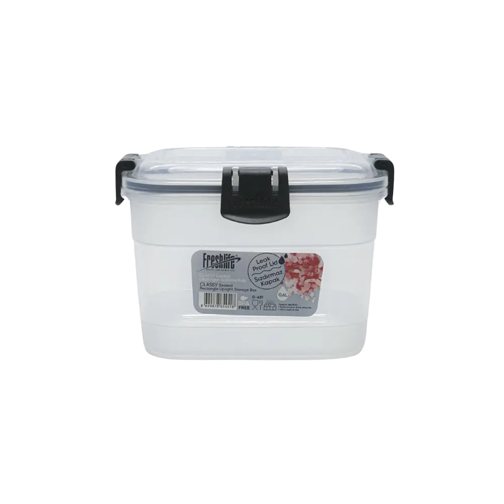 Classy Sqr Stor Container 0.6L