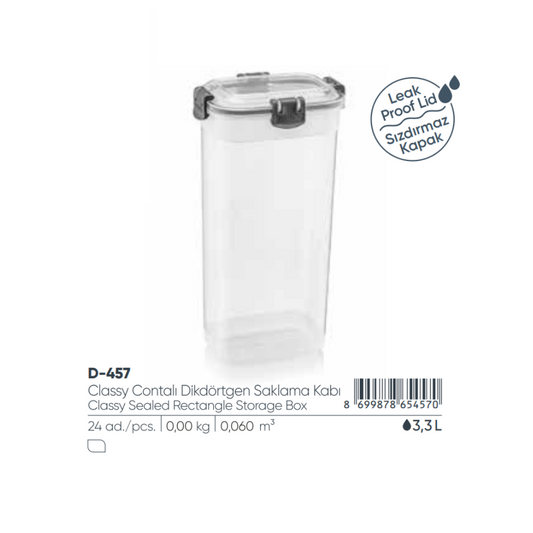 Fshlf Classy Rect Stor Continer 3.3L