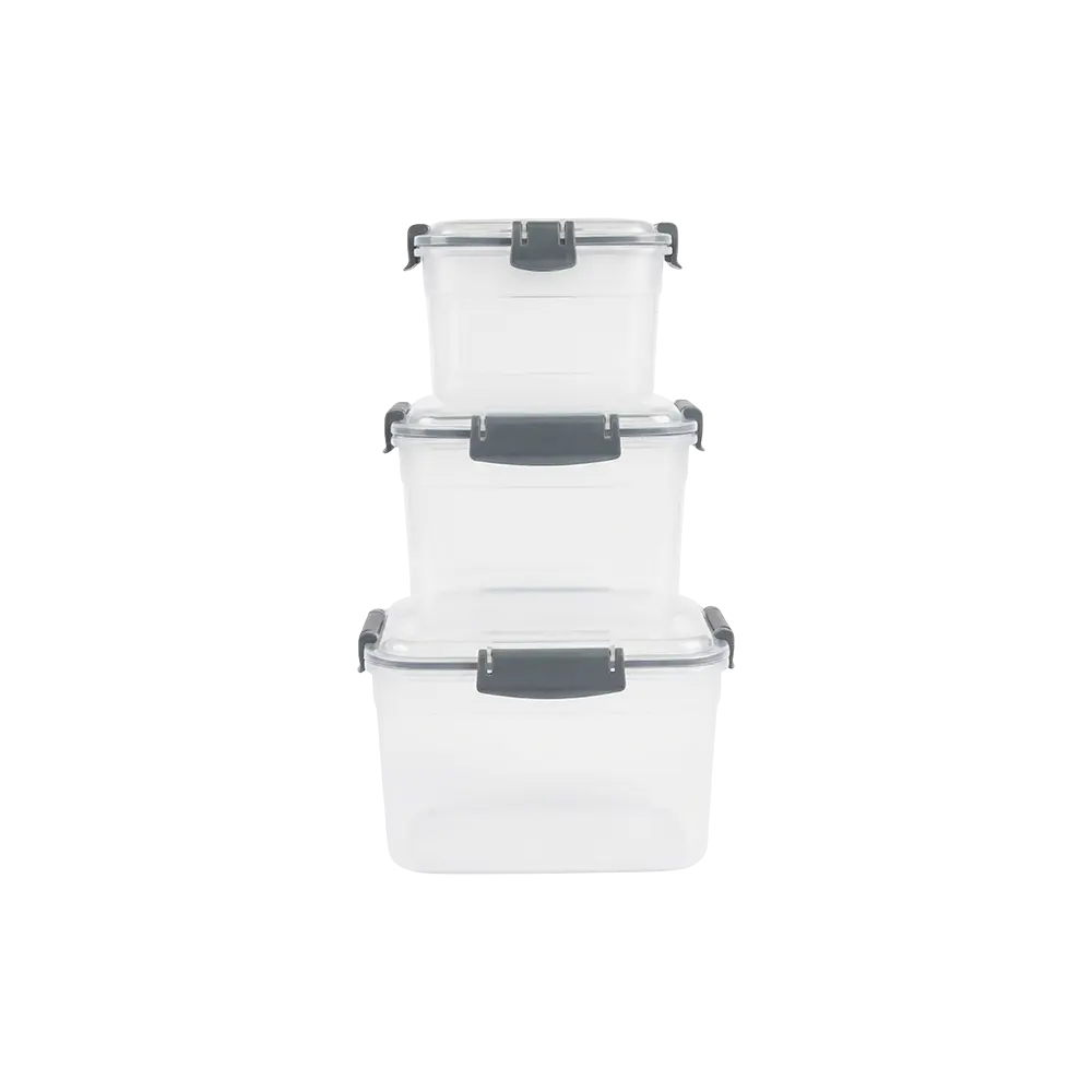 Classy Rect Stor Container 3pc Set