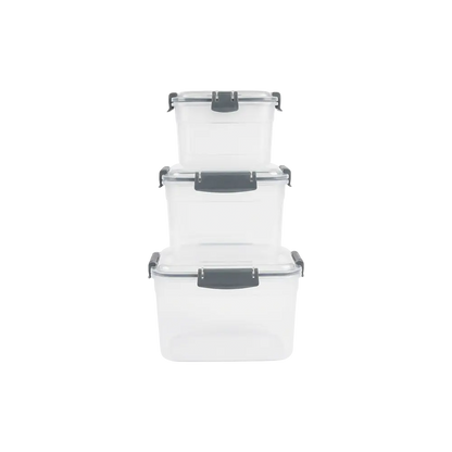 Classy Rect Stor Container 3pc Set