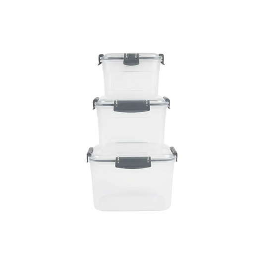Classy Rect Stor Container 3pc Set