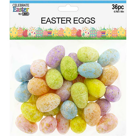 Easter Mini Eggs Foam 36pc