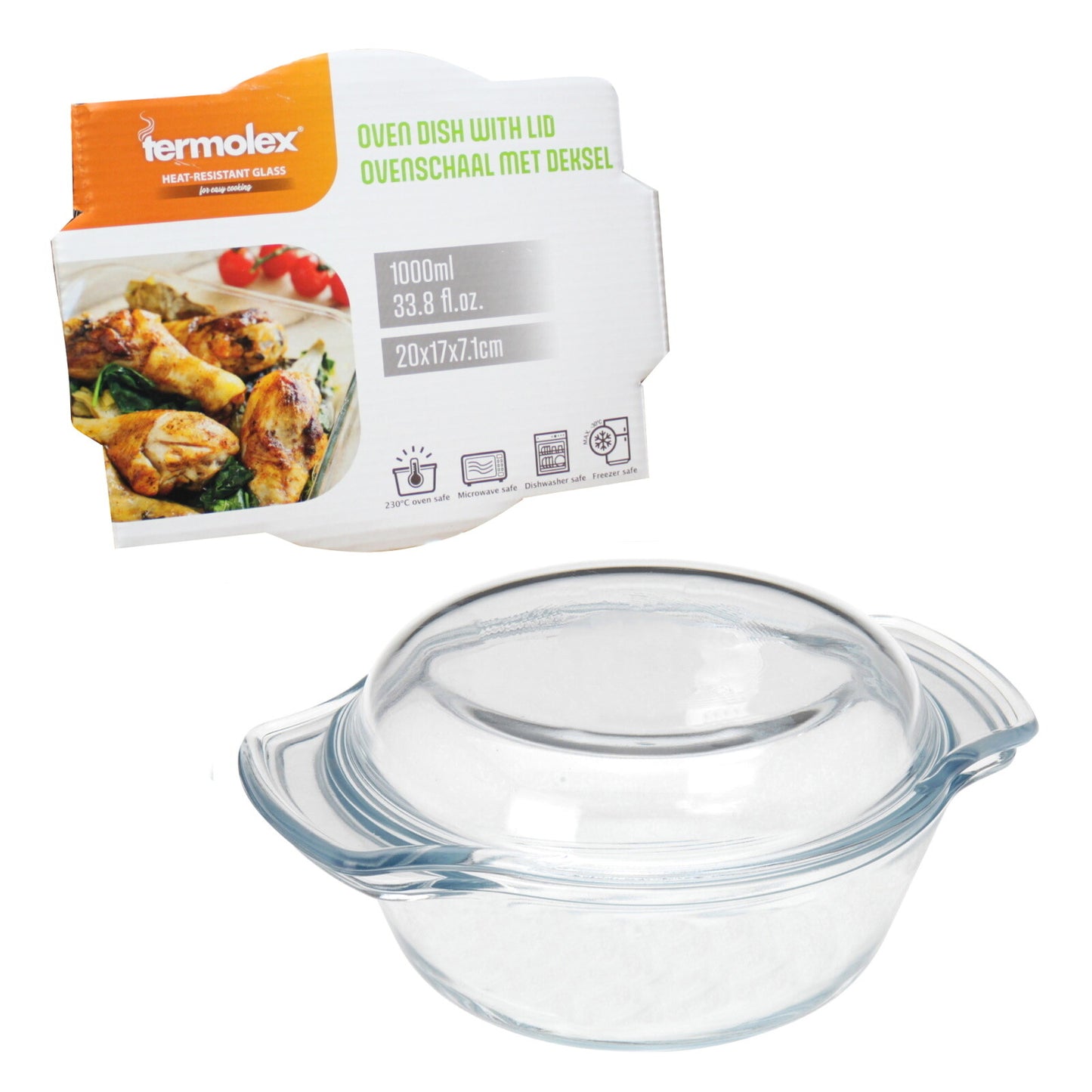 Oven Dish wLid 1000ml