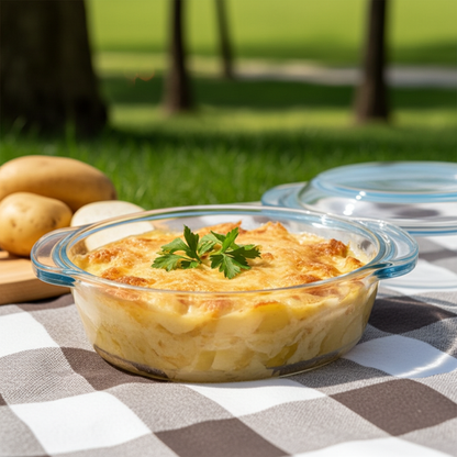 Oven Glass Dish wLid 1500ml