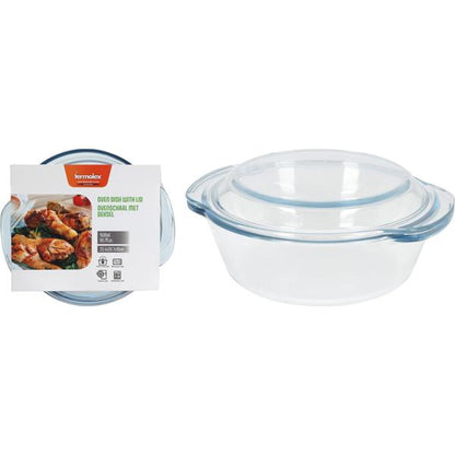 Oven Glass Dish wLid 1500ml