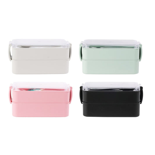 EH Lunchbox wCutlery 4Asst Clrs
