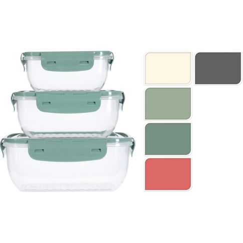 EH Storage Bowl wLid 3pc 5Asst