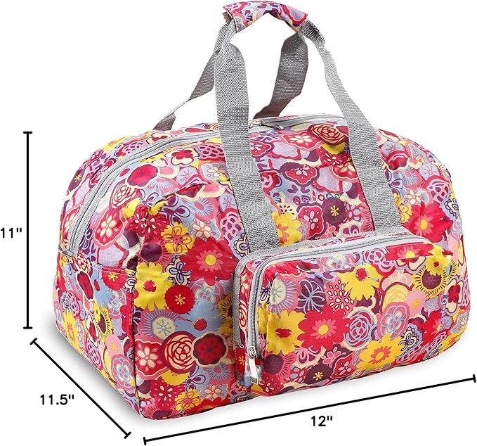 JW Buena Fld Duffle Poppy Pansy