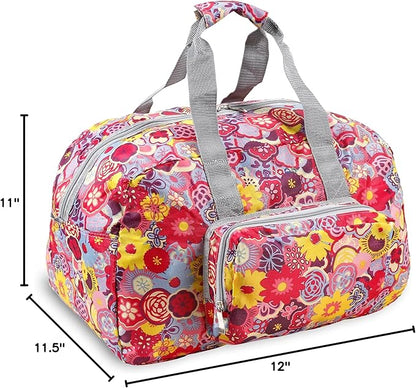 JW Buena Fld Duffle Poppy Pansy