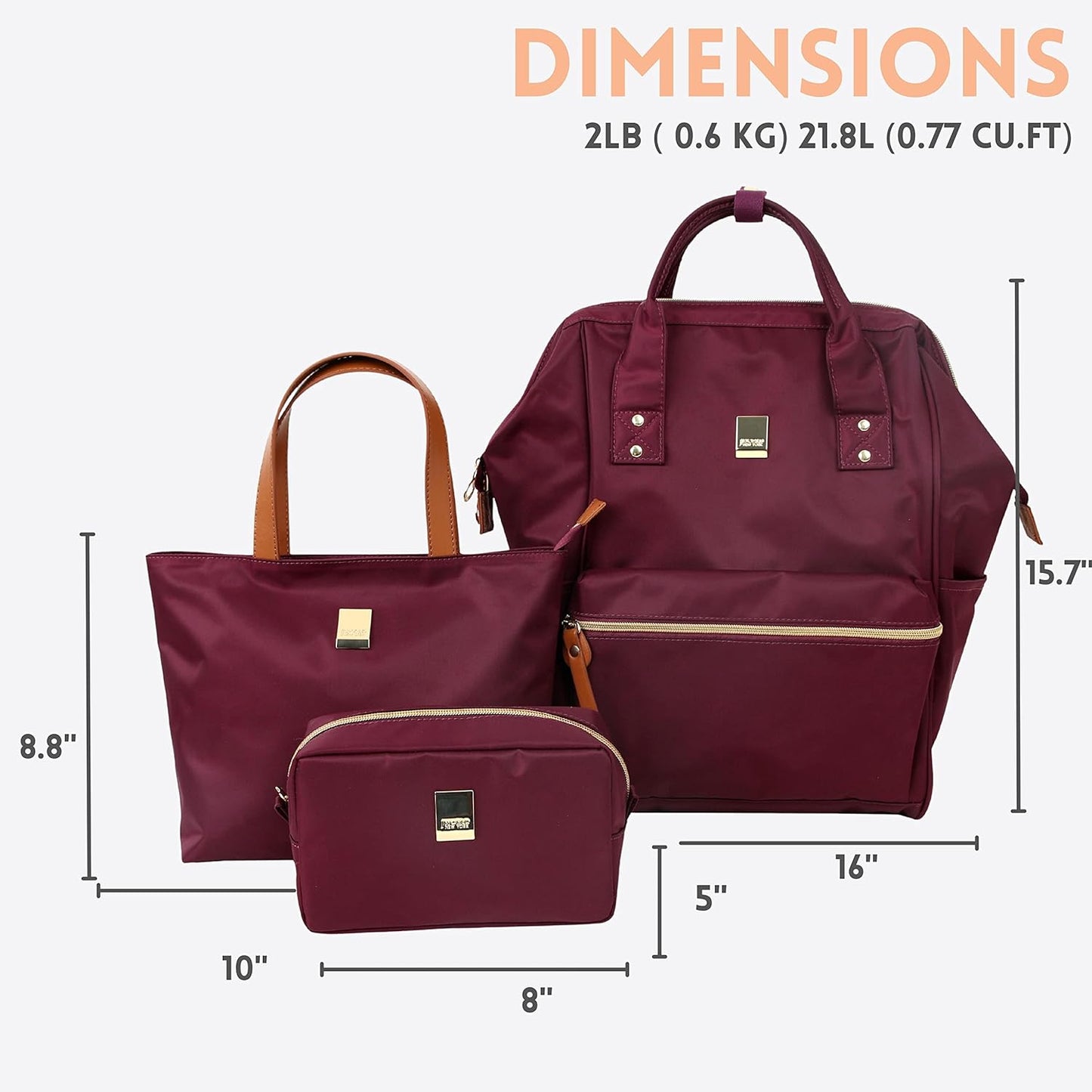 JW Posy 3pc Collection Wine