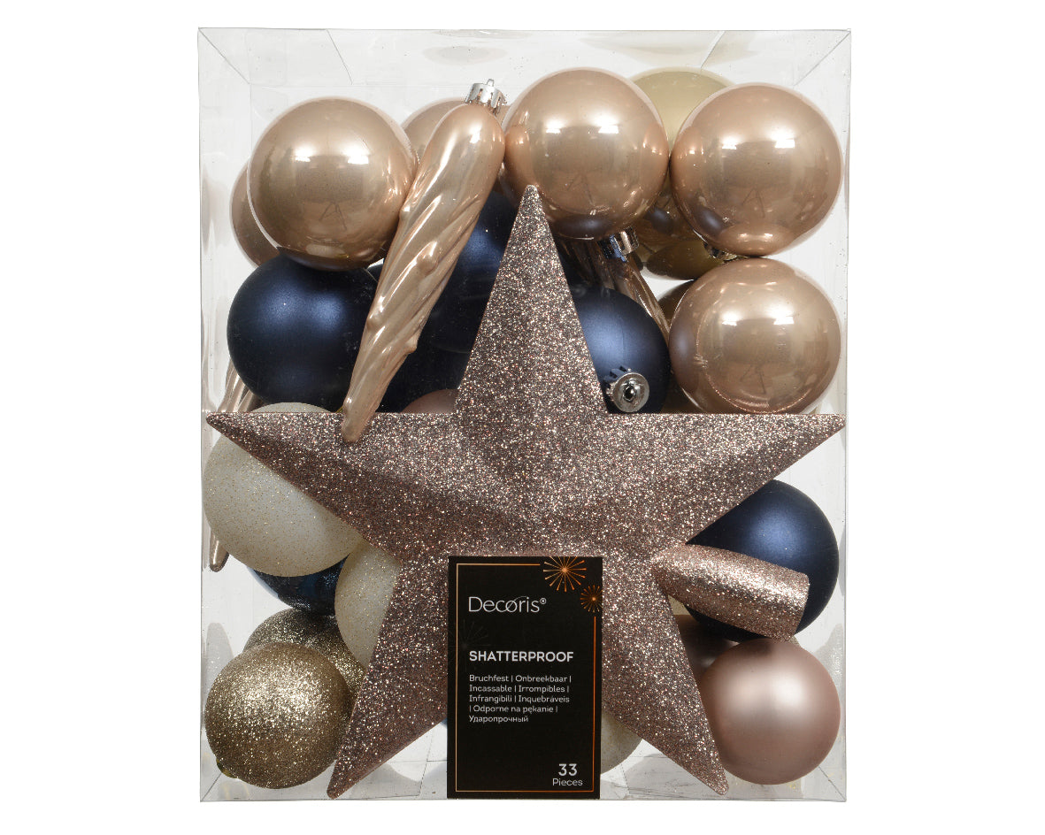 Dec Balls Shtprf 33pc sh-gl-mt mix