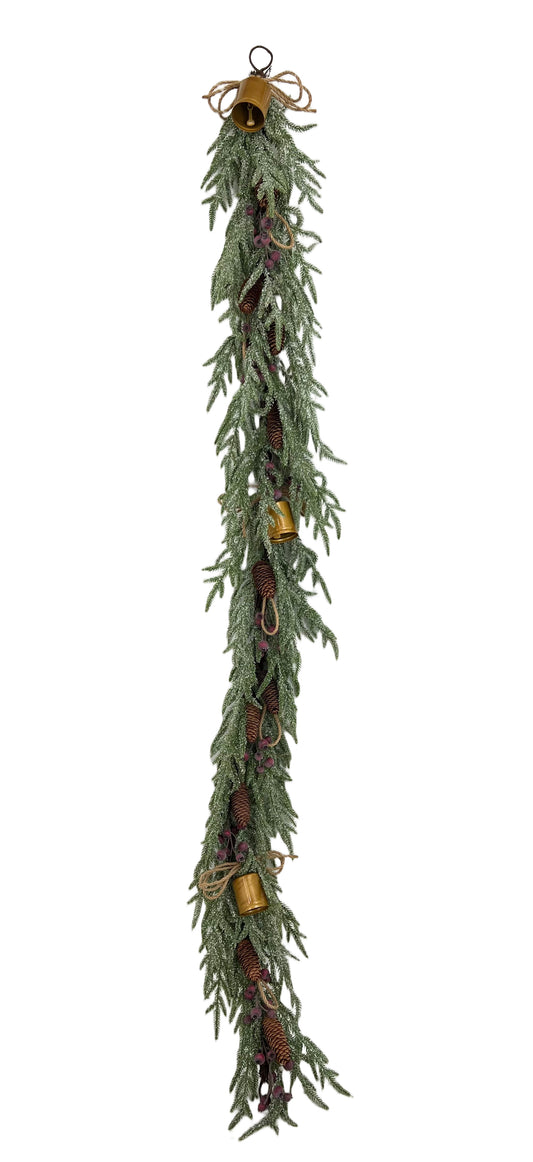 Garland 6ft Acorn/Berry/Bell