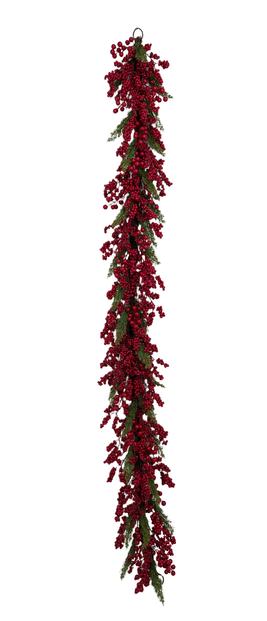 Garland 6ft Berry/Greenery