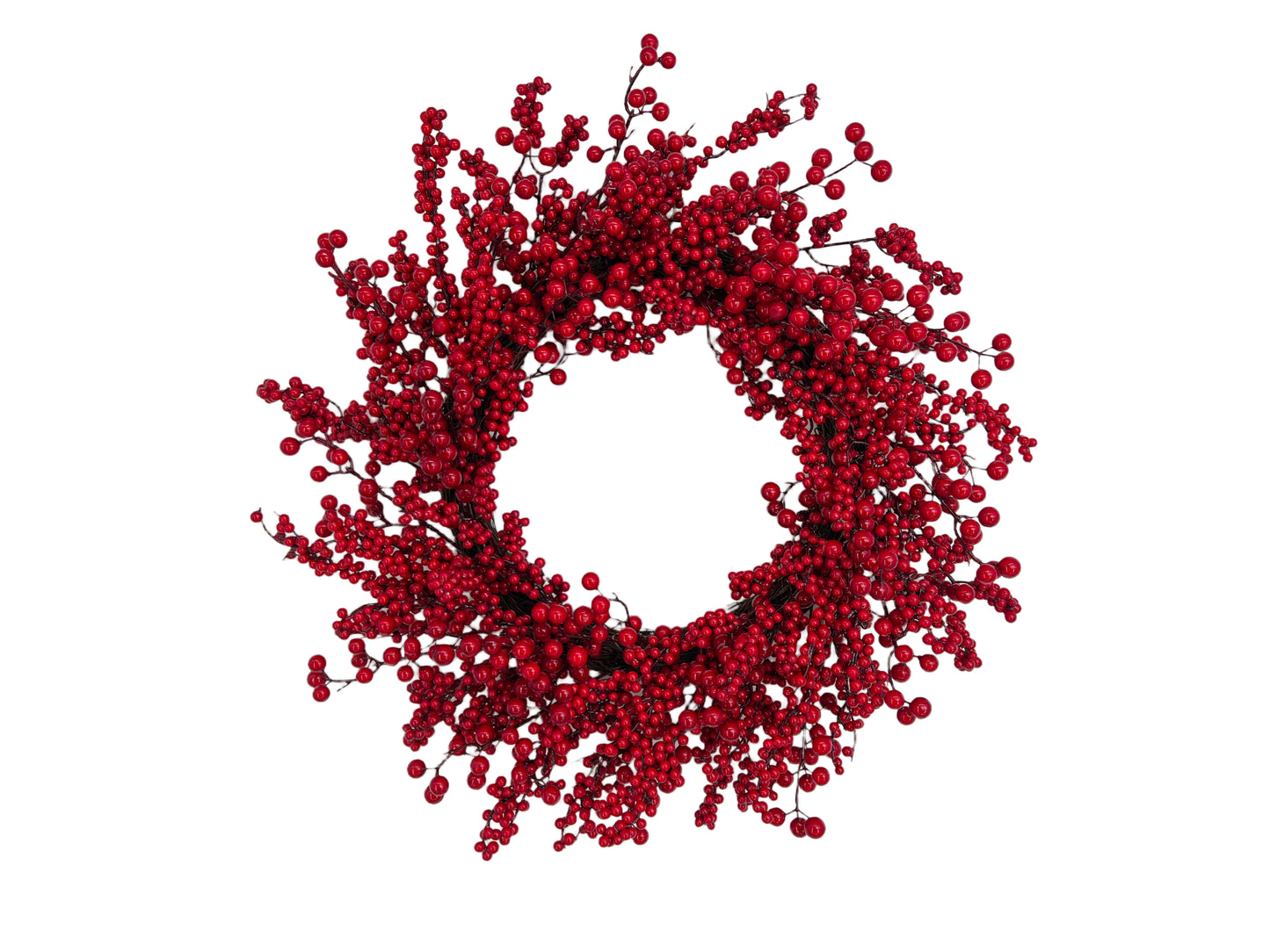 Wreath 24in Rattan Berries