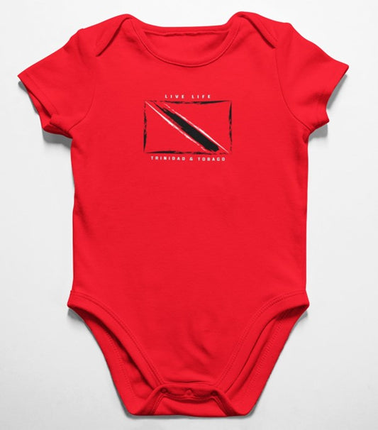 IB Live Life Flag Baby Onesie 3Asst