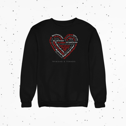 IB Ladies Round Neck Sweaters Red/Gry/Blk
