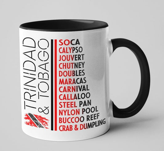 IB T&T Listing Mug Blk 15oz