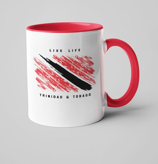 IB Live Life Flag Mug White 15oz