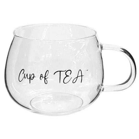 Glass Mug 330ml Cup of Tea