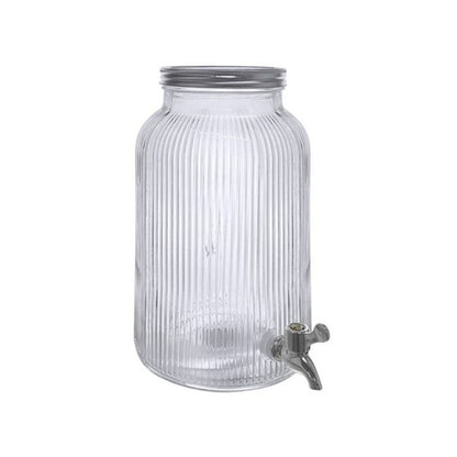 Glass Water Disp w/Slv Lid 6L
