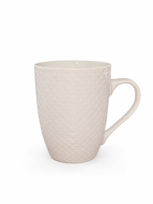 Ceramics Mug Wht Textured 12oz