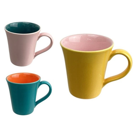 Ceramic Tulipa Mug 330ml Asst