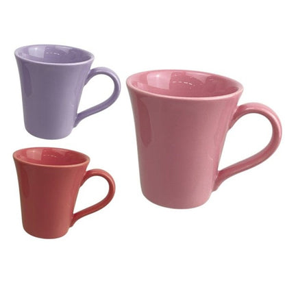 Ceramic Tulipa Mug 330ml Asst