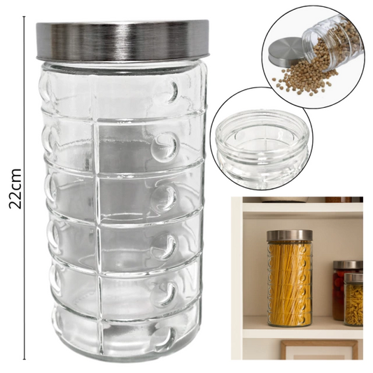 Glass Canister Jar 1700ml