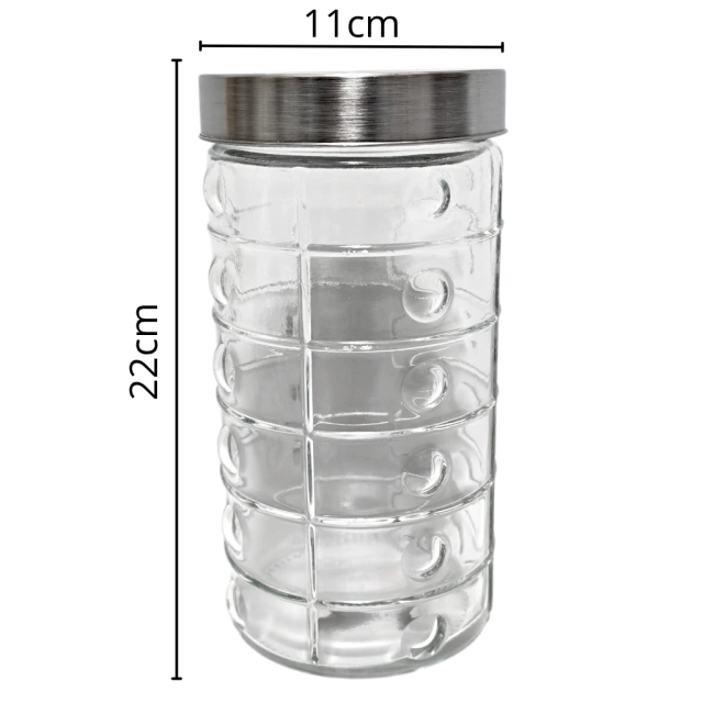 Glass Canister Jar 1700ml