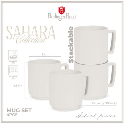 Mug Set 4pcs Sahara