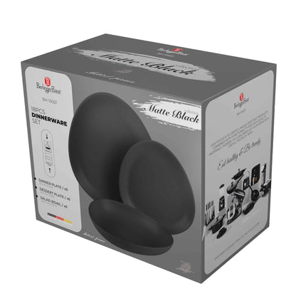 BH Dinnerware 18pc Matte Black