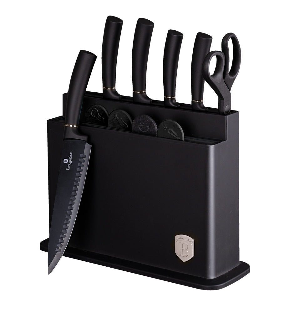 Knife 11pc Stnd CB Blk