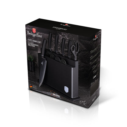 Knife 11pc Stnd CB Blk