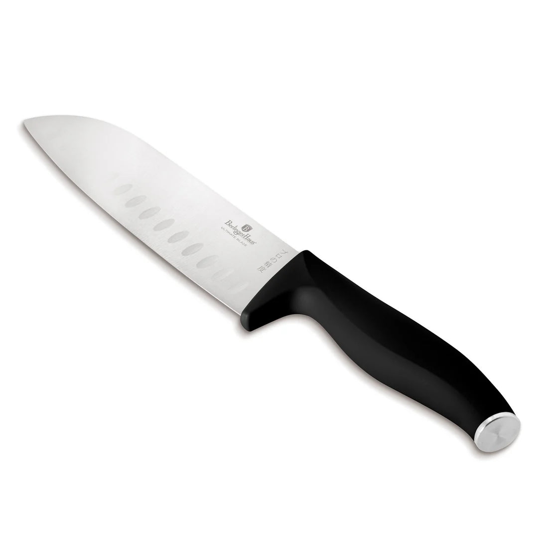 Santoku Knife 17.5c Blk Mt