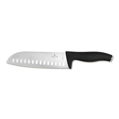 Santoku Knife 17.5c Blk Mt