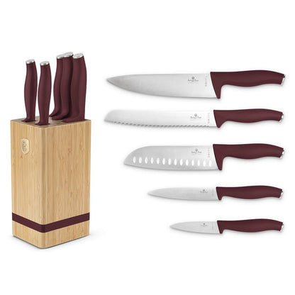 Knife 6pc Bmb Stnd Leonardo